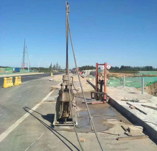 嘉兴公路高聚物注浆加固